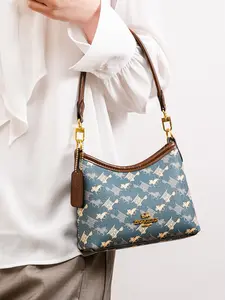 Women's Retro Style Crossbody Bag, Full Print Shoulder Bag, Fashionable Underarm Purse, New Trendy Design 2026, Ladies' Handbag, Casual Shoulder Bag, Handbag Sling Bag