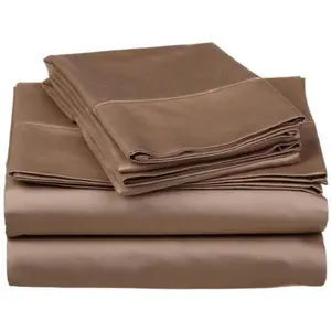 530 Thread Count Egyptian Cotton Full Sheet Set Solid Taupe
