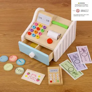 Realistic Cash Register Toy, Simulation Shopping Checkout, Baby Financial Intelligence Enlightenment, Super Fun Pretend Play