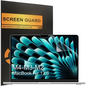 3-Pack Anti Glare (Matte) Screen Protector Designed for MacBook Air 13.6 inch 2025, (Model: A3240 A3113 A2681,M4 M3 M2 Chip)- Eye Protection Anti Fingerprint Shield