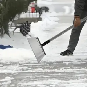 High-Efficiency Manganese Steel Shovel Blade, Sharp Chicken Manure Snow Pusher, Durable Agricultural Cleaning Tool for Home & Farm Use