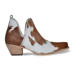 Cowhide Split-Top Boots