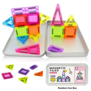 26/42 Mini Magnetic Building Blocks, Geometry Building Blocks, Portable with Iron Box, Easy Storage, Perfect Gift, Birthday & Mother's Day Gifts