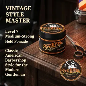 Pomade - Available in Medium or Strong Hold, No Shine or High Shine Clay Gel cheap alternative