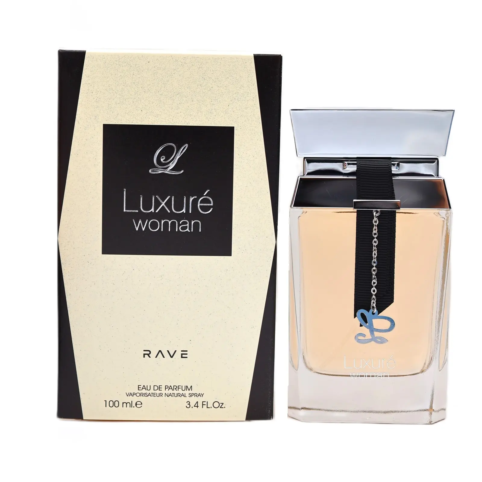 RAVE LUXURE WOMAN EAU DE PARUM SPRAY 3.4FL.OZ Edp Fragrance Fruity Sweet Woody