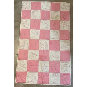Antique or Vintage Peter Pan and Wendy Fairy Tales Vintage Quilt