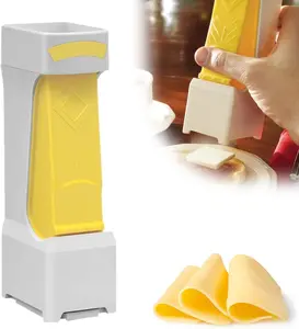 One-Touch Butter Cutter, 2025 New Portable Butter Cutter with Stainless Steel Blade, Cutter Slicer Single Stick, Butter Slicer for Bread, Cakes, Cookies (1pcs)