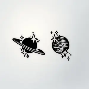 Saturn & Jupiter