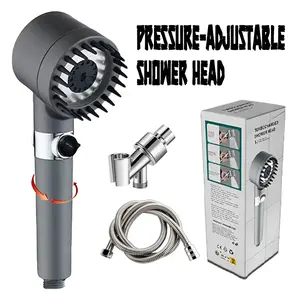 Filtered Shower Head with Handheld High Pressure Shower Heads, Detachable Shower Head, 60" Hose, Bracket Remove for Hard Water, Chlorine filter