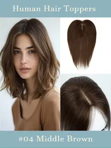 Invisible Hair Extension Blocks for Women, Real Human Hair, Full Coverage, Snap Fastening, Natural Look, Sparse Hair, Daily Wear, Human Hair Extensions