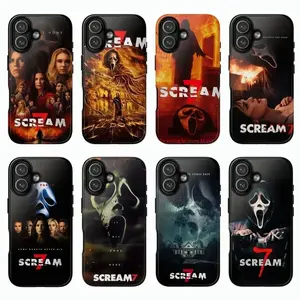 Scream 7 30th Anniversary of Scream Tour 2026 Movie Double-layer durable phone Cases For iPhone 17 16 15 14 13 12 Promax Pro Plus