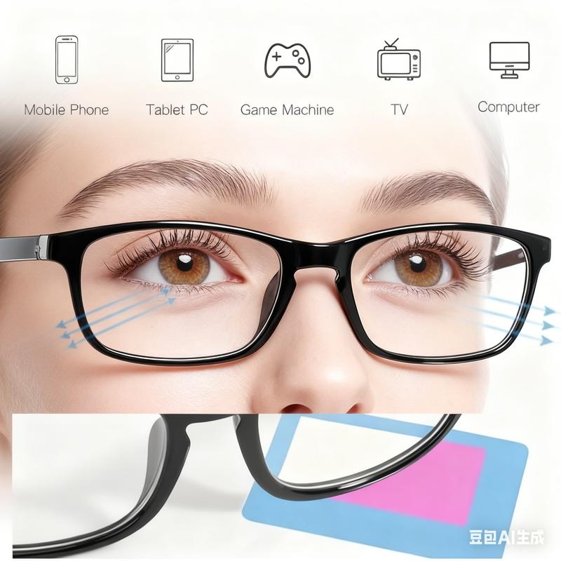 Blue Light Blocking Glasses for Digital Eye Strain Relief| Gaming & Computer Glasses with Anti UV| Anti Glare Glasses for Office Work & Streaming| TikTok Popular Eye Protection-Black Friday