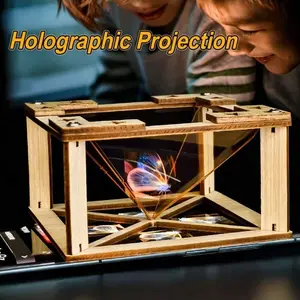 Wooden Educational Toy Set, DIY Craft Kit for Kids, Creative Science Experiment Toys, Light Physics Education Game, Visual Learning Tools