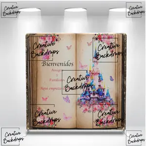 Princess Castle Theme Background Backdrops
