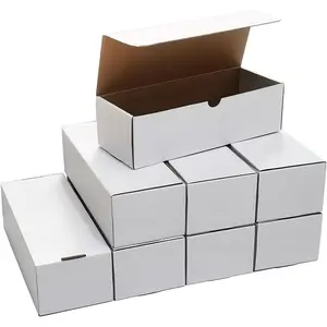 Top loader Storage Box, Cardboard Toploader Card Box, Holds 1200 Sports & Trading Card, Fits Baseball Football Cards, 8 Count