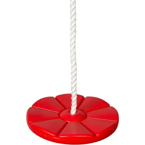 Swing Set Stuff Inc. Daisy Disc Swing Seat With Rope Red