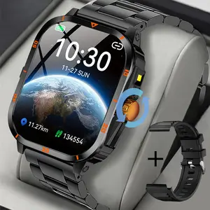 Outdoor Activity Smart Watch with LED Light - 2026 New Upgraded, Wireless Call & Answer Function, Sports Pedometer & Fitness Tracker, Multiple Sports Modes, Sedentary Reminder & Message Push, Information Alerts & Weather Forecast