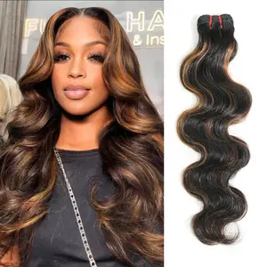 [WE HEART] F1B/30 Human Hair Bundles Prime Cambodian 11A Straight Body Wave Remy Human Hair 100% Virgin Human Hair Bundles