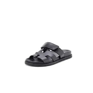 Pre-owned Hermes Women's Chypre Sandals Leather by Rebag