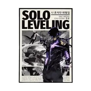 Solo Leveling Poster V2 - Sung Jinwoo Anime Art Print - Manga Wall Decor Artwork