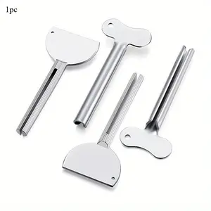 Metal Toothpaste Squeezer - Easy and Gentle Cream Squeezing Tool for Hand Lotion and Toning Cream