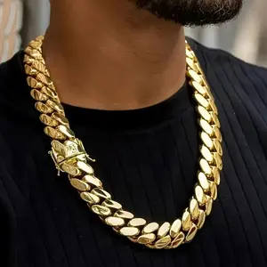 Men's Heavy Cuban Chain Necklace - 316L Stainless Steel Jewelry, Hypoallergenic and Fade-Resistant, Thickened Layered Design, Suitable for Daily and Formal Occasions - Ideal Choice for Christmas, Halloween, Birthday Gifts - Luxurious Men's Necklace