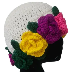 Spring crochet Hat.