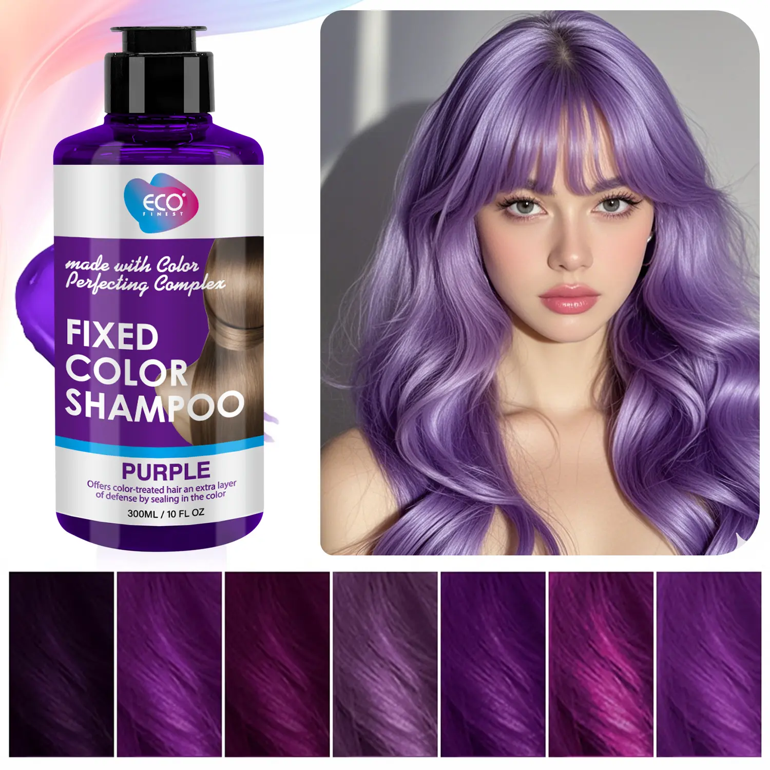 300ML Lock Shampoo, Long-Lasting Hair Dye Effect, Hair Dyeing, Suitable for All Hair Types, Easy Application, Effective Hair Coloring Solution, Haircare, Hairdye Shampoo