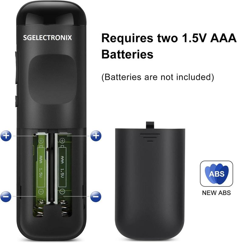 Roku Replacement Remote Control Pack of 2 for TCL Hisense Onn Philips Smart TVs Black with Shortcut Buttons No Setup Needed