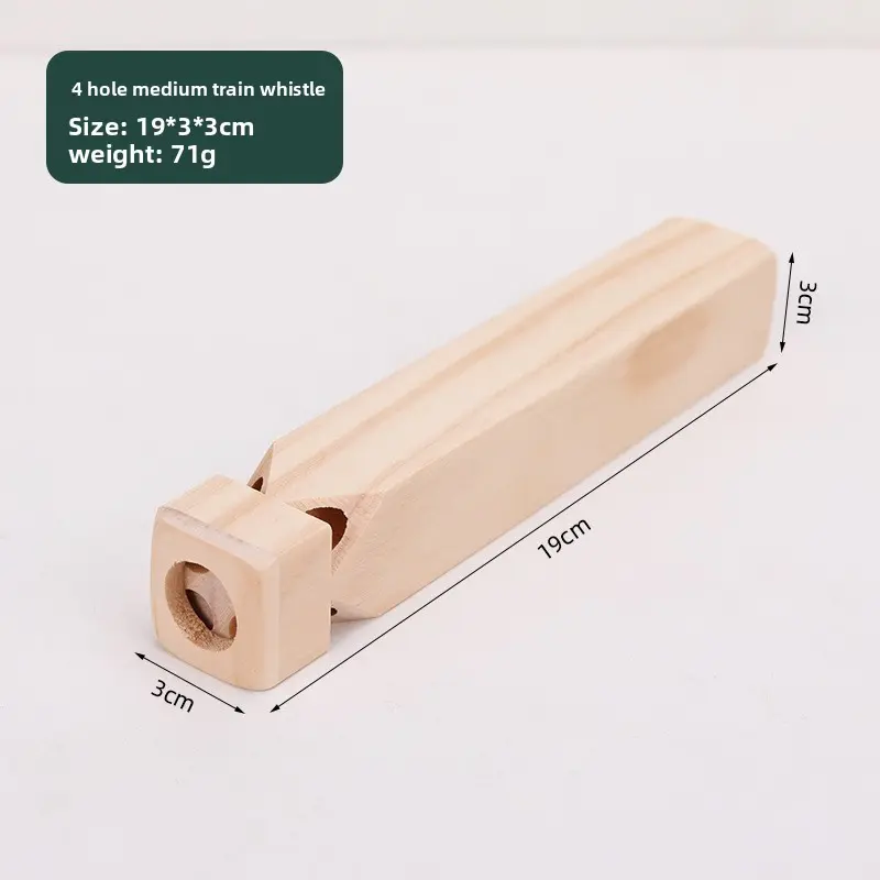 Four-hole medium size 19*3*3cm (train whistle)