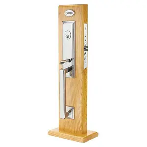 Emtek F20330650LURH Entryset , F20 , Manhattan Mortise , 2-1/2 Backset , Luzern Lever , RH