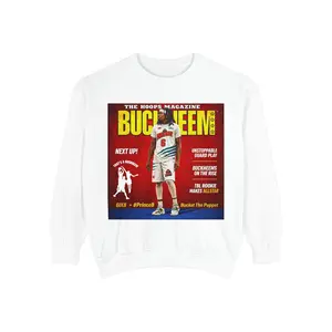 Sweatshirt — 'Rookie Allstar 6ix8 Grape' Retro Sports Magazine Basketball Crewneck