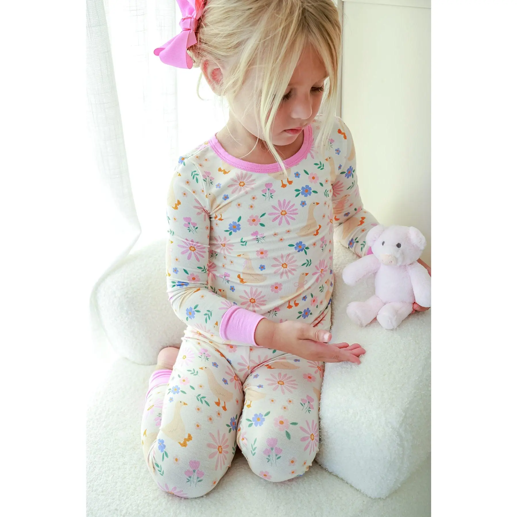 Two-Piece Bamboo Pajama Set | Loosey Goose