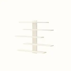 Adjustable wall-mounted display shelf, a modern home decor storage rack with Wall Mount Design suitable for action figures, small building blocks and collectibles, which can hold dolls, statues and toys