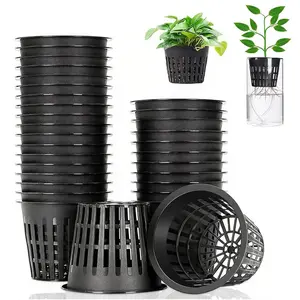 20 Garden Planting Baskets with Mesh Pots for Hydroponic Plants, Vegetable Soilless Cultivation Tray, Gardening Supplies