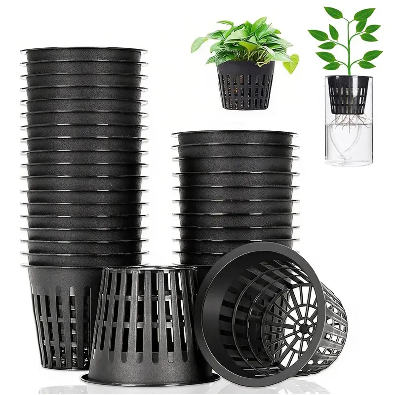 20 Garden Planting Baskets with Mesh Pots for Hydroponic Plants, Vegetable Soilless Cultivation Tray, Gardening Supplies, Hydroponic Planters