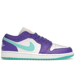 Jordan Men's 1 Low SE Psychic Purple Hyper Jade Basketball Shoes, from StockX