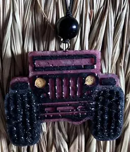 Jeep Freshie - Iconic Jeep-Style Grille & Headlights Air Freshener for Bold Outdoorsy Aesthetic Lightweight Design Hangs Easily from Rearview Mirror - Scent