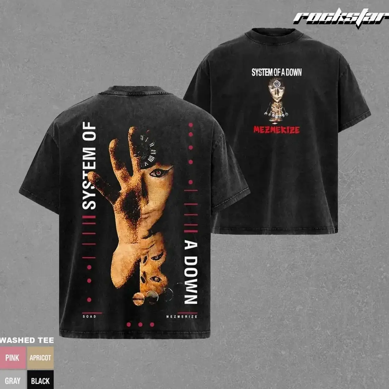 Vintage System of a Down album Mezmerize T-shirt , System of a Down T-shirt & Hoodie , Rock Music Lover T-Shirt , Vintage Band Shirts Fabric Fit Top , Top Men's and Women's Clothing 2IP