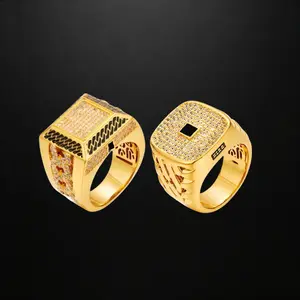 YC 18K  Eternity Ring Stackable Cubic Zirconia Band Ring Dainty Diamond Womeno and Man Streetwear Jewelry vintage Dainty Accessories