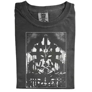 The Baphomet Comfort Color, Vintage Game Shirt, Gift for Men, Gift for Women, Crew Neck T-shirt, Trending T-shirt