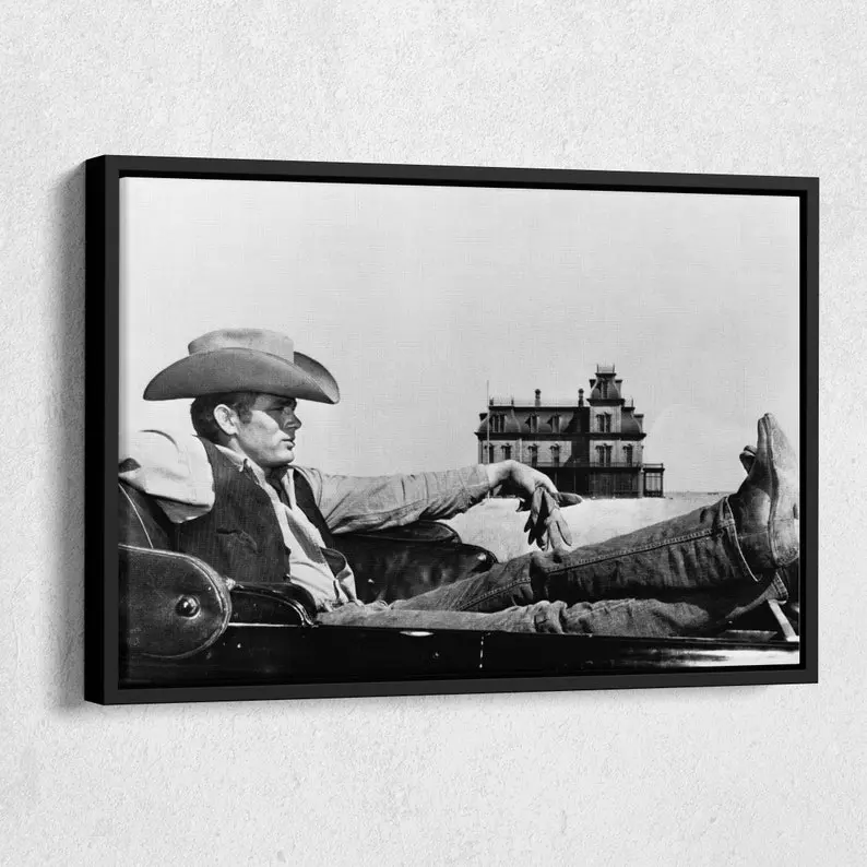 James Dean in a cowboy costume Poster