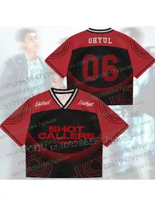 First 2026 Album Debut LNGSHOT Mesh Jersey Gift For Fans Summer Women's Men's Streetwear Short Sleeve OHYUL 06 Men's Tshirt