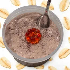 Grandmas Oats Crunchy Perlite Scented Apple Cinnamon Pumpkin Spice Slime with perlite Pieces for Fall Comfort