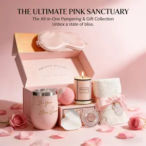 Large Spa Gift Set, Bath Salt Balls Box, Birthday Easter Mother's Day Creative Gifts, Girl Gift Box, Christmas Valentine's New Year, Body Essentials Set