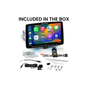 BOSS Audio Elite BE10ACP.X Digital multimedia receiver (does not play discs) 10.1" radio in your dash Car Tv Stick Carplay Car Screen