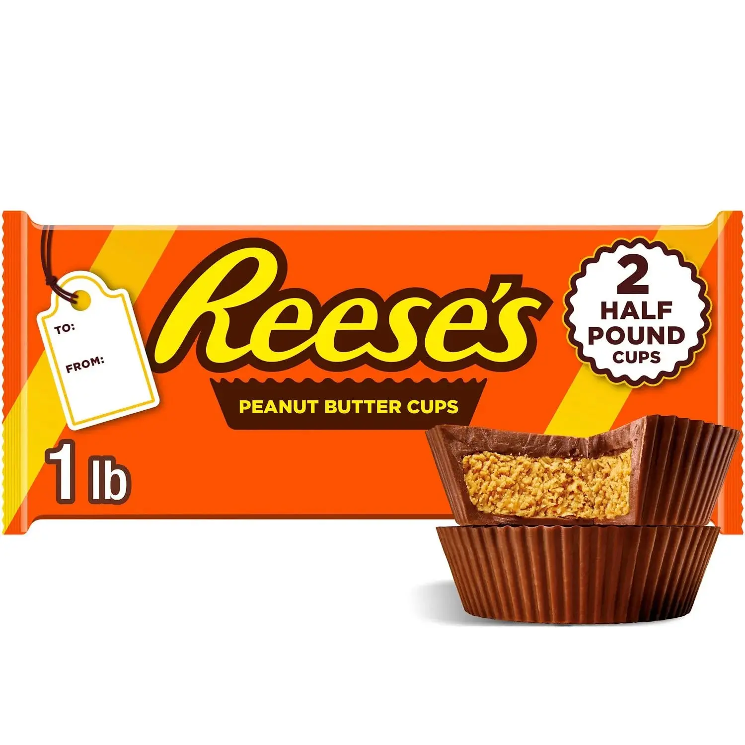 Giant 1LB Reese's Peanut-Milk Chocolate Snack Cup