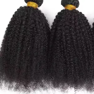 10” Of Afro Kinky Curly Human Hair Bundle 2 PK Natural Extensions 10 “ inches 100% Unprocessed Natural Human Hair for Styling