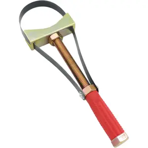 Adjustable Oil Filter Wrench, Heavy Duty Strap Removal Tool for Large Filters 9-15cm (3.5-6") - Fits Trucks, Excavators, Tractors, Easy Grip with Tension Nut