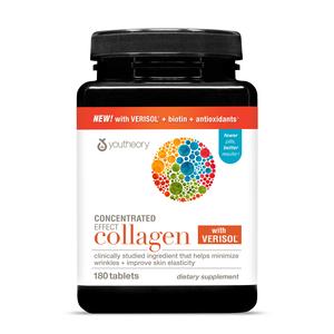 Youtheory Concentrated Effect Collagen with Verisol - 180 capsules